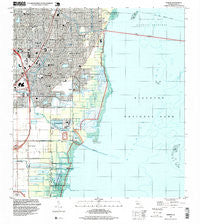 Perrine Florida Historical topographic map, 1:24000 scale, 7.5 X 7.5 Minute, Year 1994