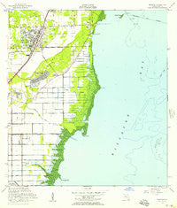Perrine Florida Historical topographic map, 1:24000 scale, 7.5 X 7.5 Minute, Year 1956