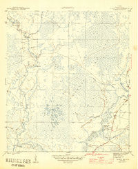 Pickett Bay Florida Historical topographic map, 1:31680 scale, 7.5 X 7.5 Minute, Year 1945