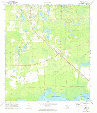 Pierson Florida Historical topographic map, 1:24000 scale, 7.5 X 7.5 Minute, Year 1970