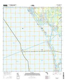 Placida Florida Current topographic map, 1:24000 scale, 7.5 X 7.5 Minute, Year 2015