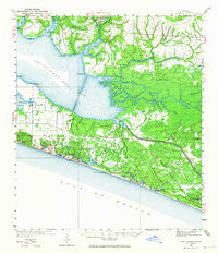 Point Washington Florida Historical topographic map, 1:62500 scale, 15 X 15 Minute, Year 1936