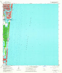 Port Everglades Florida Historical topographic map, 1:24000 scale, 7.5 X 7.5 Minute, Year 1962
