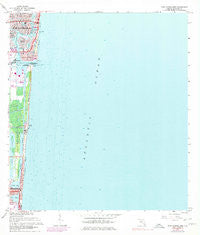 Port Everglades Florida Historical topographic map, 1:24000 scale, 7.5 X 7.5 Minute, Year 1962
