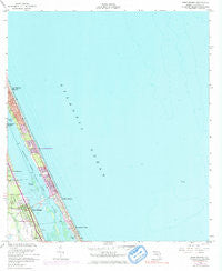 Port Orange Florida Historical topographic map, 1:24000 scale, 7.5 X 7.5 Minute, Year 1956