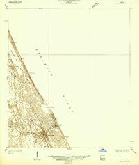 Port Orange Florida Historical topographic map, 1:48000 scale, 15 X 15 Minute, Year 1937