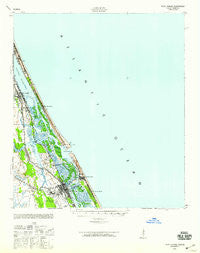 Port Orange Florida Historical topographic map, 1:62500 scale, 15 X 15 Minute, Year 1943