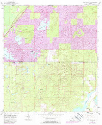 Port Richey Ne Florida Historical topographic map, 1:24000 scale, 7.5 X 7.5 Minute, Year 1954