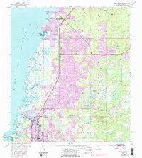 Port Richey Florida Historical topographic map, 1:24000 scale, 7.5 X 7.5 Minute, Year 1954