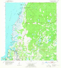 Port Richey Florida Historical topographic map, 1:24000 scale, 7.5 X 7.5 Minute, Year 1954