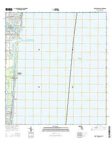 Port Everglades Florida Current topographic map, 1:24000 scale, 7.5 X 7.5 Minute, Year 2015