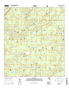 Queens Bay Florida Current topographic map, 1:24000 scale, 7.5 X 7.5 Minute, Year 2015