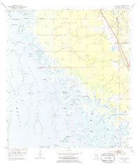 Red Level Florida Historical topographic map, 1:24000 scale, 7.5 X 7.5 Minute, Year 1954