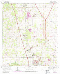 Reddick Florida Historical topographic map, 1:24000 scale, 7.5 X 7.5 Minute, Year 1968