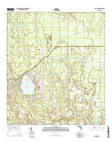 Rice Creek Florida Current topographic map, 1:24000 scale, 7.5 X 7.5 Minute, Year 2015