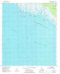 Rock Islands Florida Historical topographic map, 1:24000 scale, 7.5 X 7.5 Minute, Year 1955