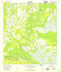 Rodman Florida Historical topographic map, 1:24000 scale, 7.5 X 7.5 Minute, Year 1949