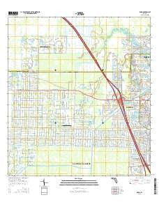 Rood Florida Current topographic map, 1:24000 scale, 7.5 X 7.5 Minute, Year 2015