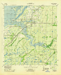 Ruskin Florida Historical topographic map, 1:31680 scale, 7.5 X 7.5 Minute, Year 1944