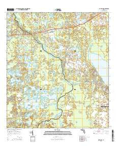 Rutland Florida Current topographic map, 1:24000 scale, 7.5 X 7.5 Minute, Year 2015