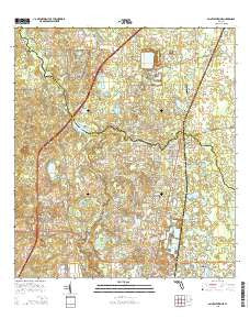 Saint Catherine Florida Current topographic map, 1:24000 scale, 7.5 X 7.5 Minute, Year 2015