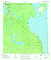 Salt Springs Florida Historical topographic map, 1:24000 scale, 7.5 X 7.5 Minute, Year 1970