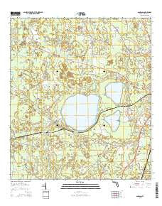 Sampson Florida Current topographic map, 1:24000 scale, 7.5 X 7.5 Minute, Year 2015