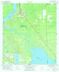 San Mateo Florida Historical topographic map, 1:24000 scale, 7.5 X 7.5 Minute, Year 1968
