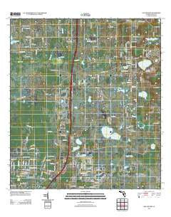 San Antonio Florida Historical topographic map, 1:24000 scale, 7.5 X 7.5 Minute, Year 2012