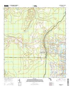Sanford SW Florida Current topographic map, 1:24000 scale, 7.5 X 7.5 Minute, Year 2015