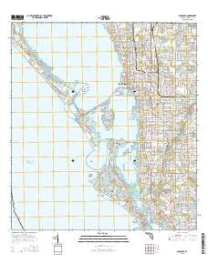 Sarasota Florida Current topographic map, 1:24000 scale, 7.5 X 7.5 Minute, Year 2015