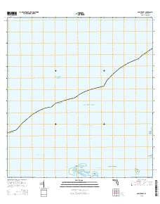Sawyer Key Florida Current topographic map, 1:24000 scale, 7.5 X 7.5 Minute, Year 2015