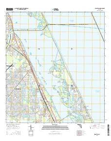 Sebastian Florida Current topographic map, 1:24000 scale, 7.5 X 7.5 Minute, Year 2015