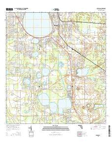 Sebring Florida Current topographic map, 1:24000 scale, 7.5 X 7.5 Minute, Year 2015