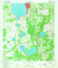 Sebring Florida Historical topographic map, 1:24000 scale, 7.5 X 7.5 Minute, Year 1952