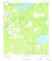 Seville Florida Historical topographic map, 1:24000 scale, 7.5 X 7.5 Minute, Year 1970