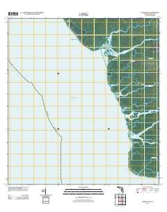 Shark Point Florida Historical topographic map, 1:24000 scale, 7.5 X 7.5 Minute, Year 2012