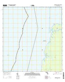Shark River Island Florida Current topographic map, 1:24000 scale, 7.5 X 7.5 Minute, Year 2015