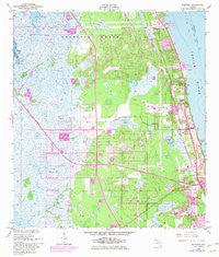 Sharpes Florida Historical topographic map, 1:24000 scale, 7.5 X 7.5 Minute, Year 1949