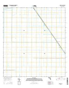Shawano Florida Current topographic map, 1:24000 scale, 7.5 X 7.5 Minute, Year 2015