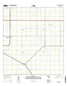 Sixmile Bend Florida Current topographic map, 1:24000 scale, 7.5 X 7.5 Minute, Year 2015