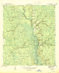 Smith Creek Florida Historical topographic map, 1:31680 scale, 7.5 X 7.5 Minute, Year 1945