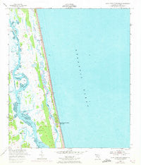 South Ponte Vedra Beach Florida Historical topographic map, 1:24000 scale, 7.5 X 7.5 Minute, Year 1952