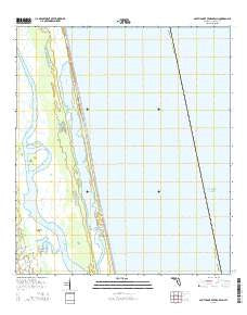 South Ponte Vedra Beach Florida Current topographic map, 1:24000 scale, 7.5 X 7.5 Minute, Year 2015