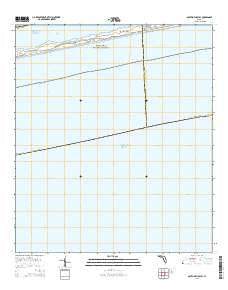 South of Holley Florida Current topographic map, 1:24000 scale, 7.5 X 7.5 Minute, Year 2015