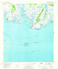 Sprague Island Florida Historical topographic map, 1:24000 scale, 7.5 X 7.5 Minute, Year 1954
