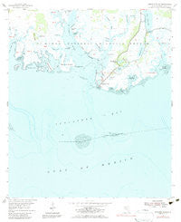 Sprague Island Florida Historical topographic map, 1:24000 scale, 7.5 X 7.5 Minute, Year 1954