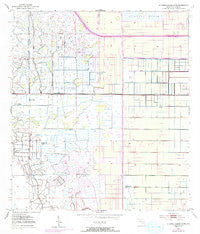 St. Johns Marsh South Florida Historical topographic map, 1:24000 scale, 7.5 X 7.5 Minute, Year 1953