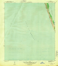 St Joseph Spit Florida Historical topographic map, 1:31680 scale, 7.5 X 7.5 Minute, Year 1943