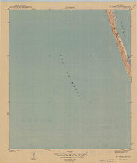 St. Joseph Spit Florida Historical topographic map, 1:31680 scale, 7.5 X 7.5 Minute, Year 1943